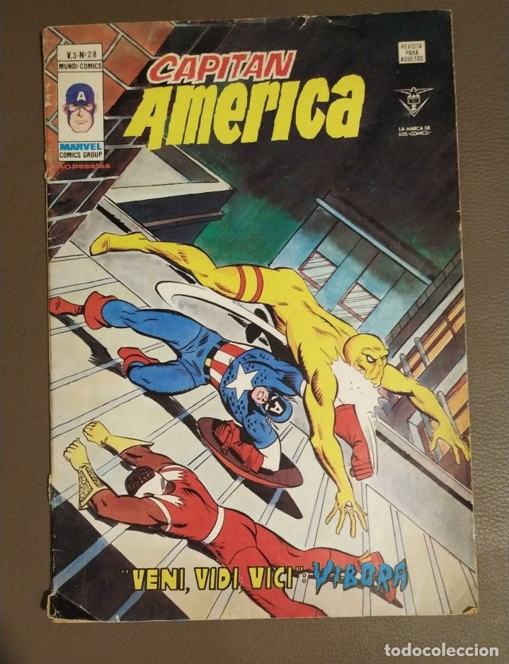 C&oacute;mics: CAPITAN AMERICA. EDICIONES VERTICE. VOLUMEN 3 NUMERO 28. - Foto 1