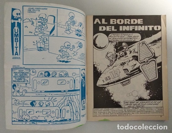 C&oacute;mics: Starblazer, 4: Al borde del infinito / Odiseas del Espacio - V&eacute;rtice, 1980 - Foto 2
