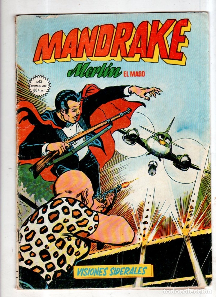C&oacute;mics: TEBEO MANDRAKE. N&ordm; 13. MERLIN EL MAGO. EDICIONES VERTICE. - Foto 1