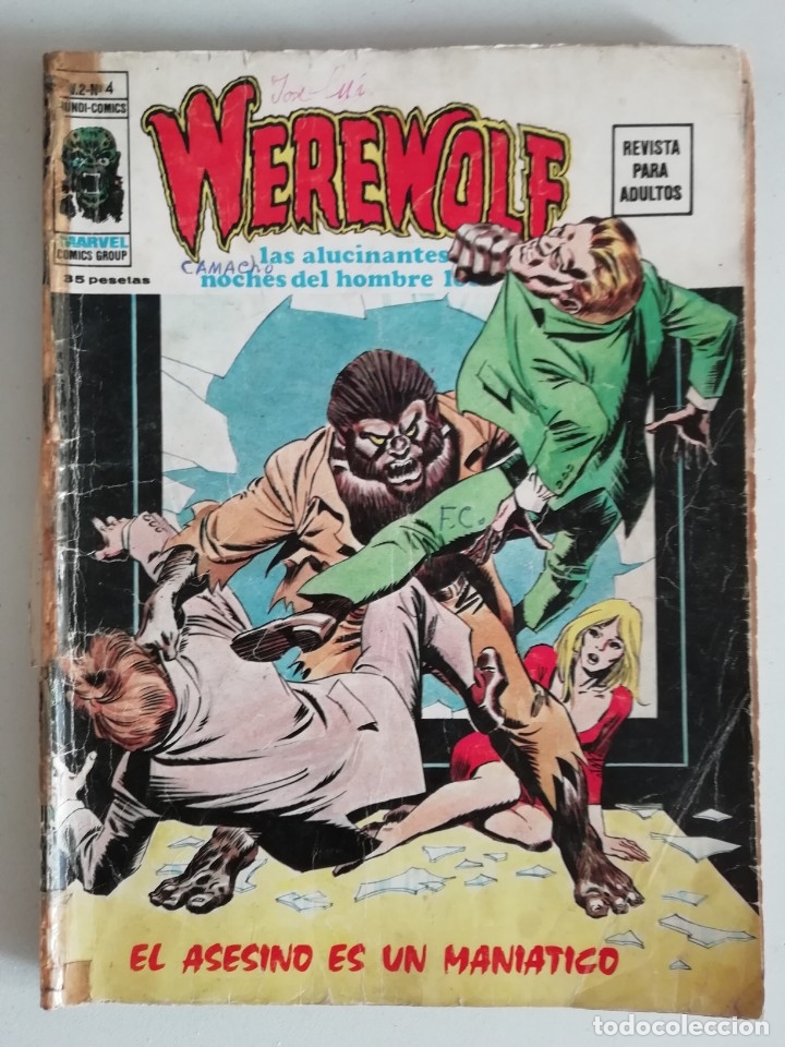 C&oacute;mics: WEREWOLF V2 NUM.4 - Foto 1