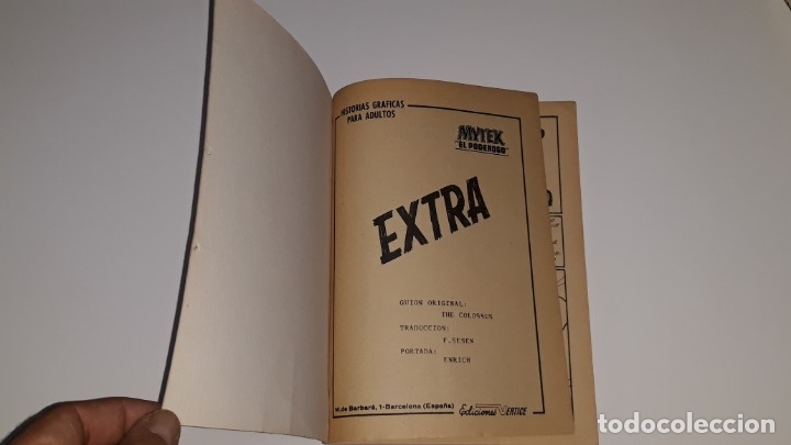 C&oacute;mics: VERTICE : ANTIGUO COMIC TACO EXTRA MYTEX MYTEK EL PODEROSO N&ordm; 11 VOL. 1 A&Ntilde;O 1969 - Foto 6