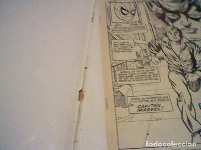 C&oacute;mics: CAPITAN MARVEL SPIDER MAN  VERTICE GRAPA N&ordm; 8 MUY SOBADO  1979 - Foto 4