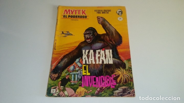 C&oacute;mics: MYTEK EL PODEROSO N&ordm; 6: KAF&Aacute;N EL INVENCIBLE - EDICIONES VERTICE 1965 - Foto 1