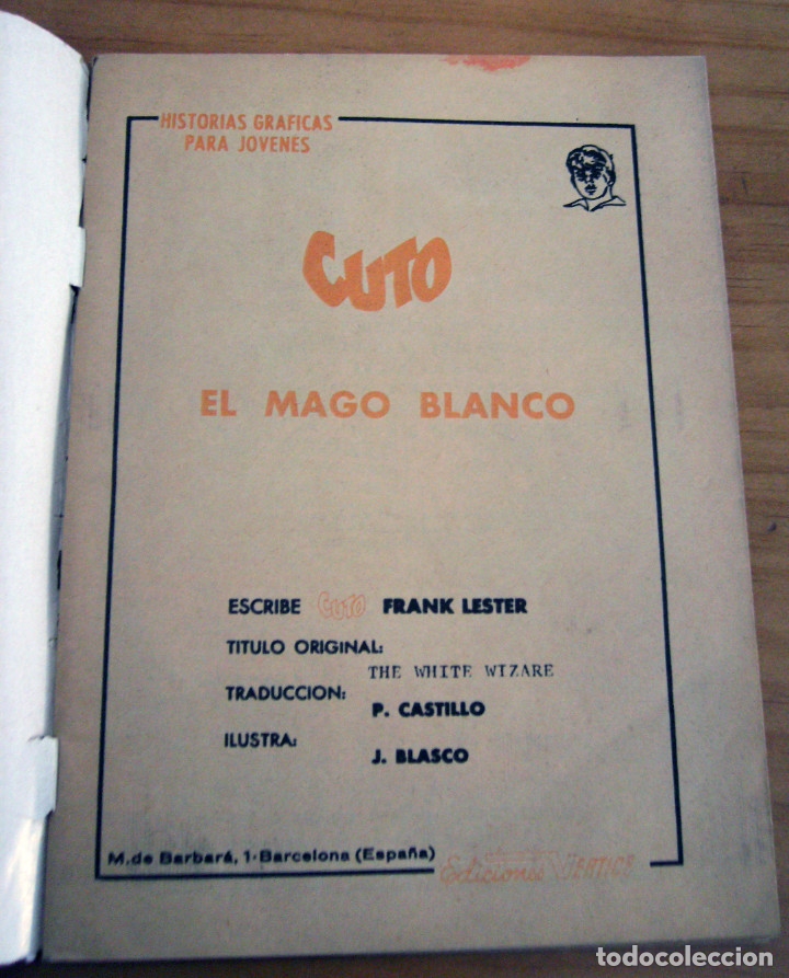 C&oacute;mics: CUTO - N&Uacute;MERO 7: EL MAGO BLANCO - A&Ntilde;O 1965 - Foto 2