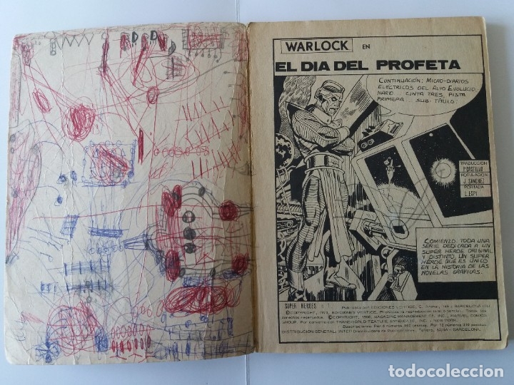 C&oacute;mics: SUPER HEROES. N&ordm; 1. EL D&Iacute;A DEL PROFETA. EDICIONES VERTICE. 1973. - Foto 3