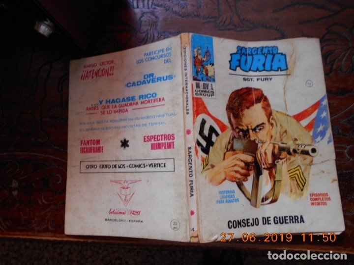 C&oacute;mics: SARGENTO FURIA N&ordm;4-V&Eacute;RTICE - Foto 1