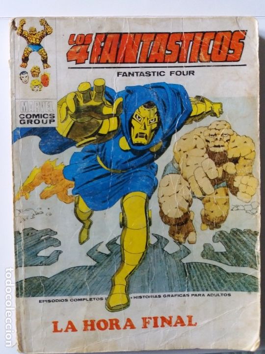 C&oacute;mics: LOS 4 FANTASTICOS. N&ordm; 58. LA HORA FINAL. EDICIONES VERTICE. 1973. - Foto 1