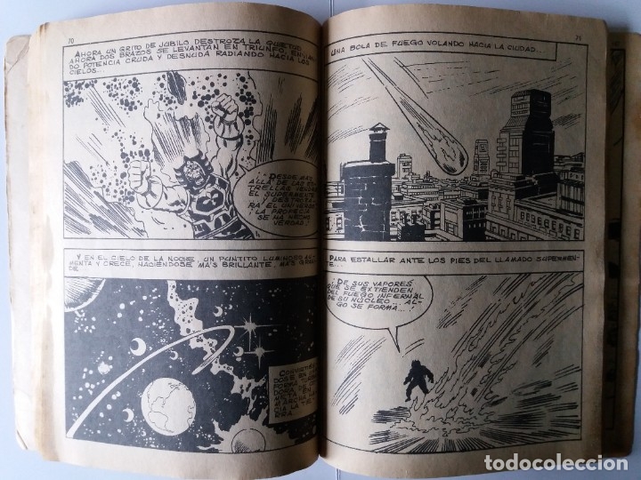 C&oacute;mics: LOS 4 FANTASTICOS. N&ordm; 58. LA HORA FINAL. EDICIONES VERTICE. 1973. - Foto 4