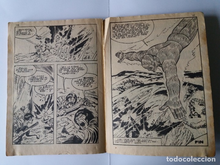 C&oacute;mics: LOS 4 FANTASTICOS. N&ordm; 58. LA HORA FINAL. EDICIONES VERTICE. 1973. - Foto 5