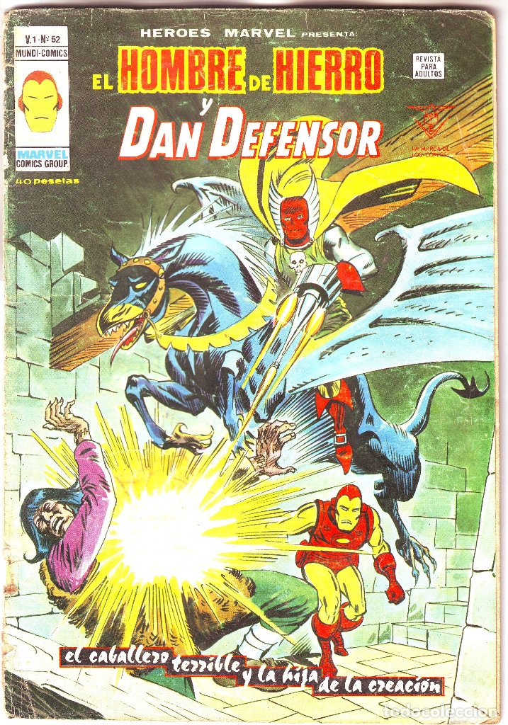 C&oacute;mics: EL HOMBRE DE HIERRO Y DAN DEFENSOR DE VOL. 1 N&ordm; 52 - Foto 1