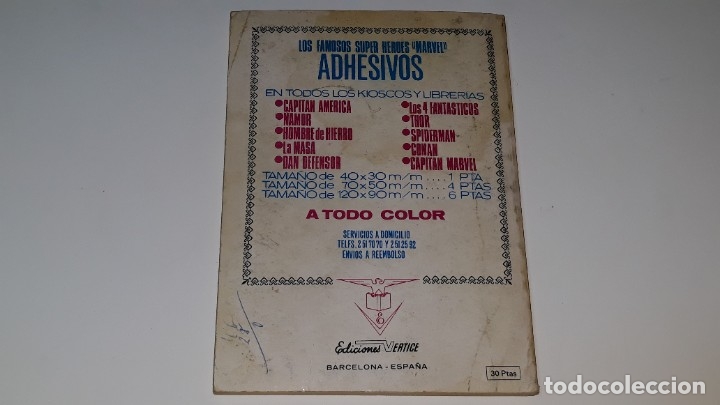 C&oacute;mics: VERTICE - TENAX N&ordm; 3 - TERROR EN JAVALAR - EDICIONES INTERNACIONALES A&Ntilde;O 1972 - Foto 5