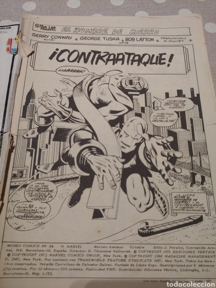 C&oacute;mics: Heroes Marvel N&uacute;m 36, Vertice. El Hombre de Hierro - Foto 2