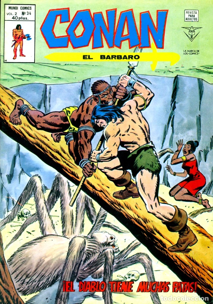 C&oacute;mics: CONAN V2-34 (VERTICE, 1975) - Foto 1
