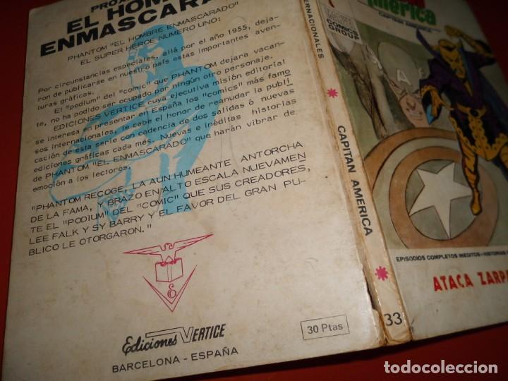C&oacute;mics: Capitan America vol. 1 n&ordm; 33 vertice - Foto 2