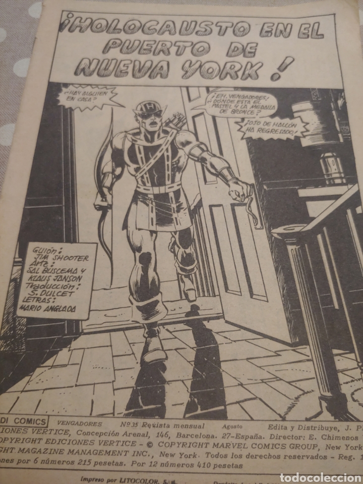 C&oacute;mics: Los Vengadores Vertice N&uacute;m 35 - Foto 1
