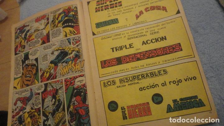 C&oacute;mics: ANTIGUO COMIC.EL ASOMBROSO SPIDERMAN.MUNDI COMICS N&ordm; 61 - Foto 5