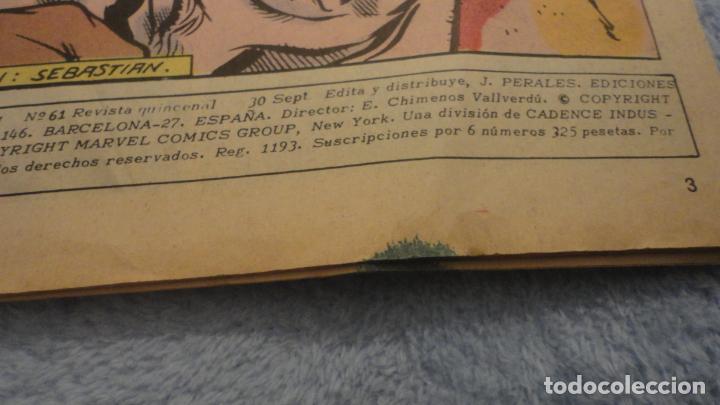 C&oacute;mics: ANTIGUO COMIC.EL ASOMBROSO SPIDERMAN.MUNDI COMICS N&ordm; 61 - Foto 13