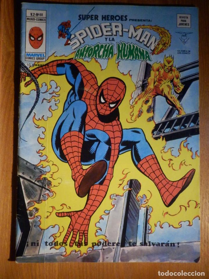 Cómics: Tebeo - Comic - THOR V. 2 - Nº 88 VERTICE Spiderman y la antorcha humana - Foto 1 - 186033228