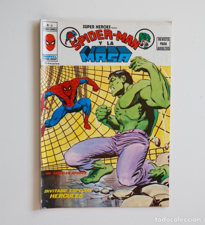 C&oacute;mics: Super Heroes presenta V.2 n&ordm;9 Spiderman y La Masa - V&eacute;rtice - Foto 1