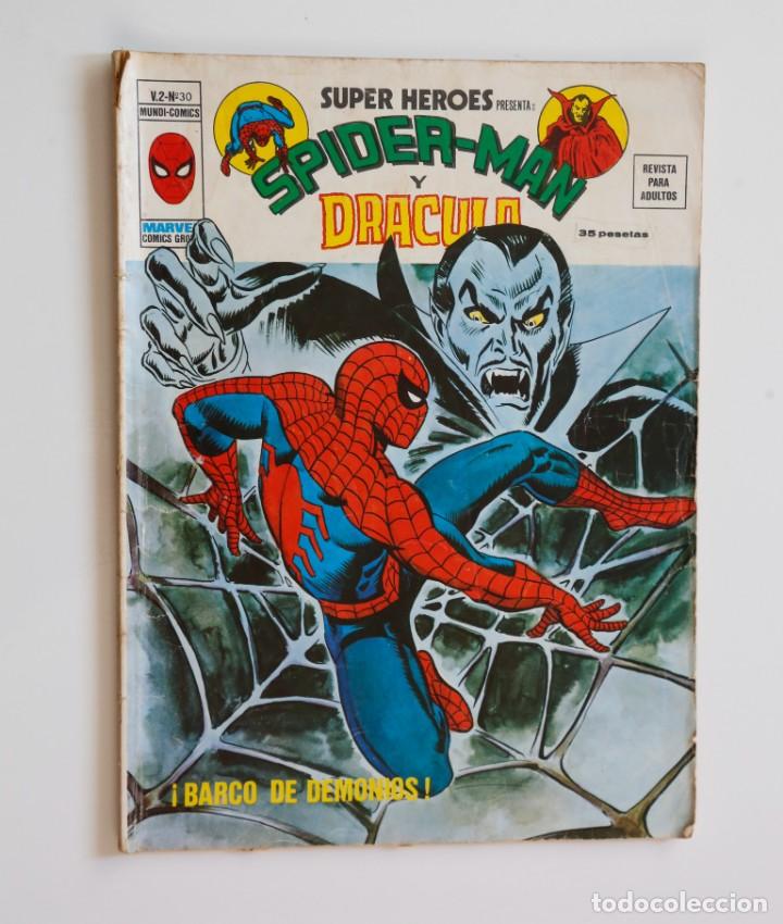 C&oacute;mics: Super Heroes presenta V.2 n&ordm;30 Spiderman y Dr&aacute;cula - V&eacute;rtice - Foto 1