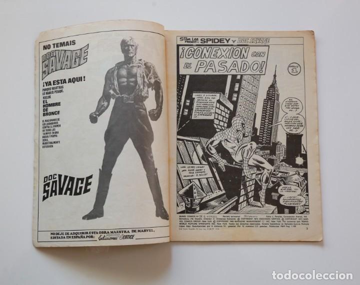 C&oacute;mics: Super Heroes presenta V.2 n&ordm;36 Spiderman y Doc Savage - V&eacute;rtice - Foto 2