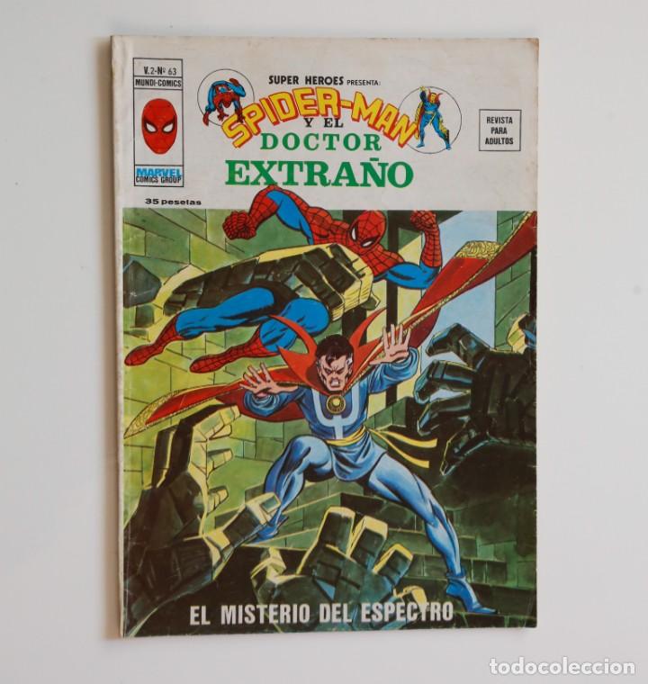 C&oacute;mics: Super Heroes presenta V.2 n&ordm;63 Spiderman y El Doctor extra&ntilde;o - V&eacute;rtice - Foto 1