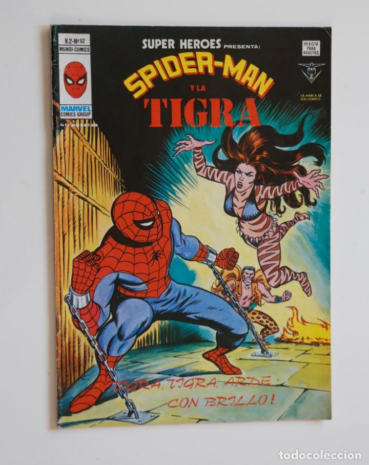 C&oacute;mics: Super Heroes presenta V.2 n&ordm;92 Spiderman y la Tigra - V&eacute;rtice - Foto 1