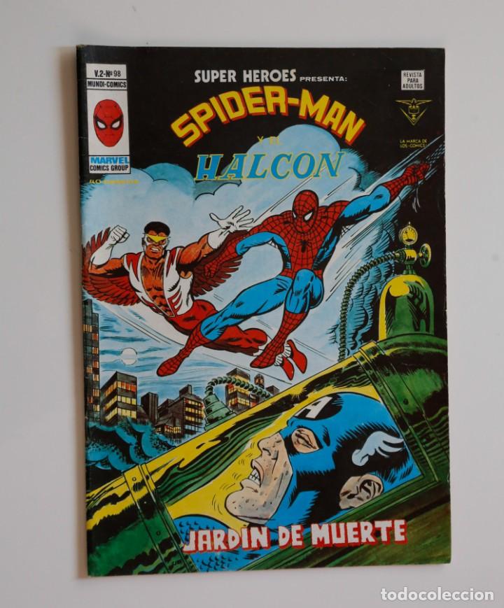 C&oacute;mics: Super Heroes presenta V.2 n&ordm;98 Spiderman y El Halc&oacute;n - V&eacute;rtice - Foto 1
