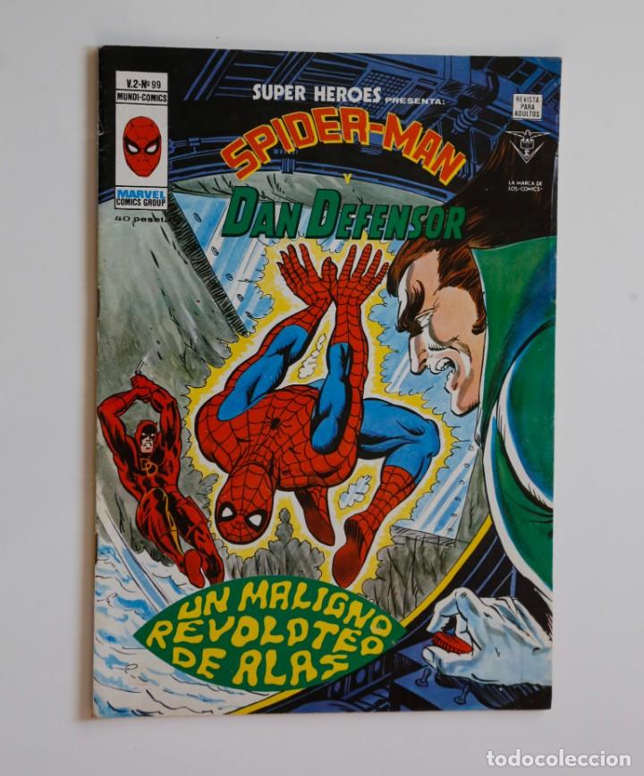 C&oacute;mics: Super Heroes presenta V.2 n&ordm;99 Spiderman y Dan Defensor - V&eacute;rtice - Foto 1