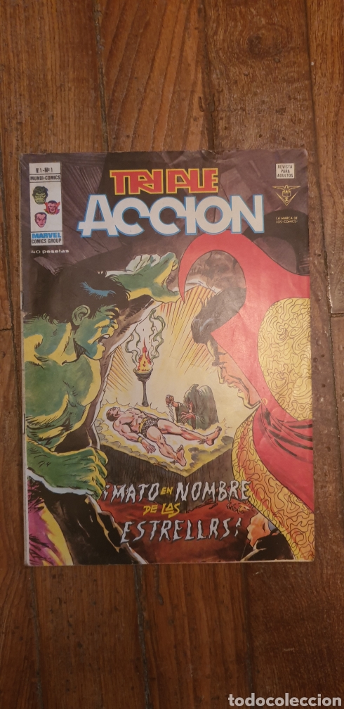 C&oacute;mics: TRIPLE ACCION V 1 N&ordm; 1 VERTICE - Foto 1