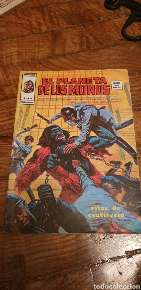 C&oacute;mics: El planeta de los monos n18. V2. V&eacute;rtice 1974 - Foto 1