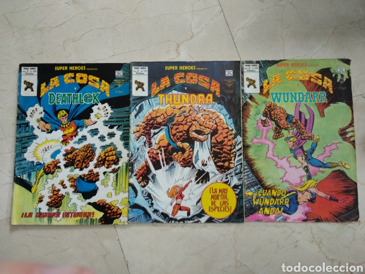 C&oacute;mics: Trilog&iacute;a de Superh&eacute;roes presenta La Cosa y... de ediciones v&eacute;rtice. - Foto 1