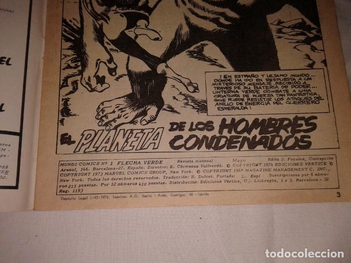 C&oacute;mics: FLECHA VERDE V 1 N&ordm; 1, EDICIONES VERTICE, T 2 - Foto 4
