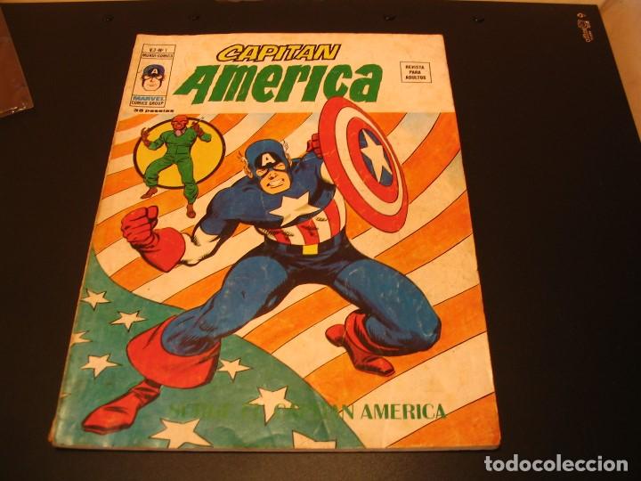 C&oacute;mics: CAPIT&Aacute;N AM&Eacute;RICA V.3 N&ordm; 1  MARVEL VERTICE ROY THOMAS - Foto 1