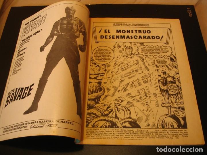 C&oacute;mics: CAPIT&Aacute;N AM&Eacute;RICA V.3 N&ordm; 1  MARVEL VERTICE ROY THOMAS - Foto 7
