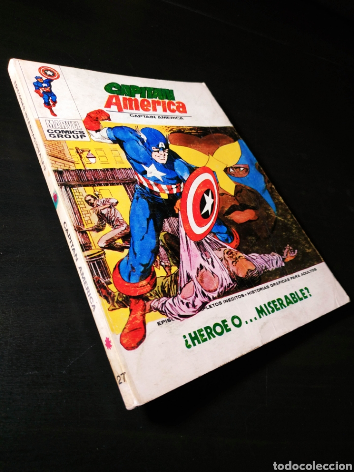C&oacute;mics: BUEN ESTADO CAPITAN AMERICA 27 VERTICE TACO - Foto 1