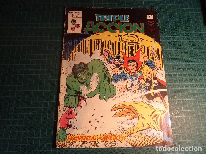C&oacute;mics: triple accion. n&ordm; 18. vertice. (ref-003) - Foto 1