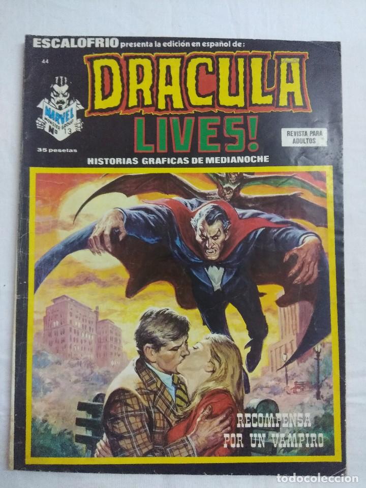 C&oacute;mics: VERTICE ESCALOFRIO/DRACULA LIVES N&ordm;44. - Foto 1