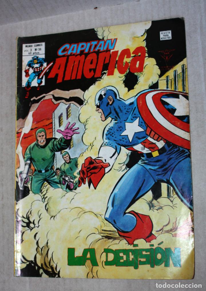 C&oacute;mics: CAPITAN AMERICA  (mundi-comics) vol.3; n&ordm;36 - Foto 1
