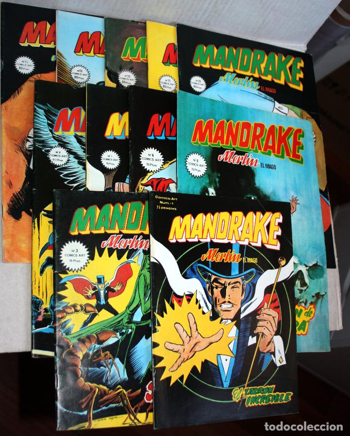 C&oacute;mics: MANDRAKE (Merl&iacute;n el mago) COLECCION COMPLETA DE 17 EJEMPLARES.-comics ART - Foto 1