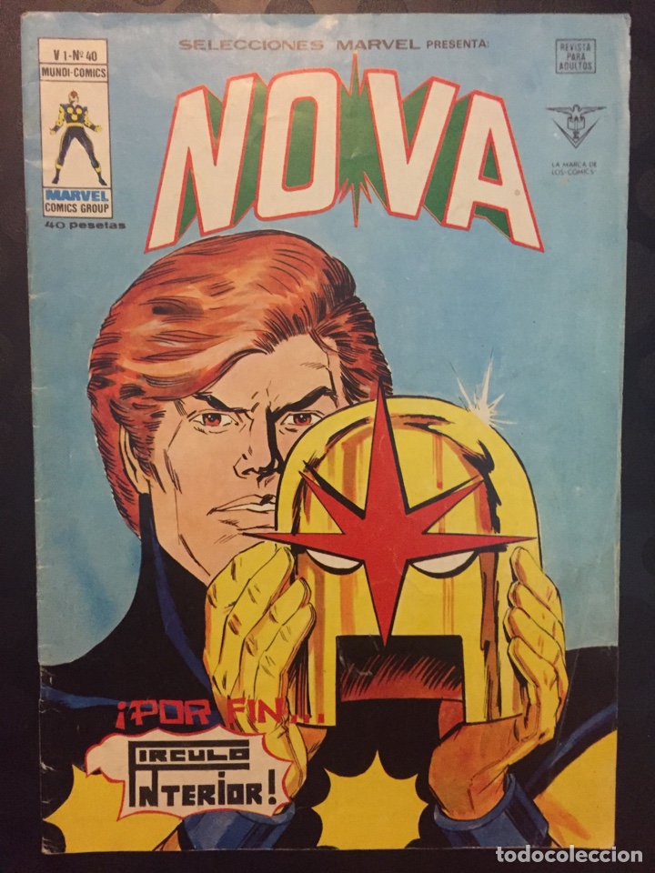 C&oacute;mics: SELECCIONES MARVEL VOL.1 N.40 NOVA . FIN C&Iacute;RCULO INTERIOR . ( 1977/1981 ). - Foto 1