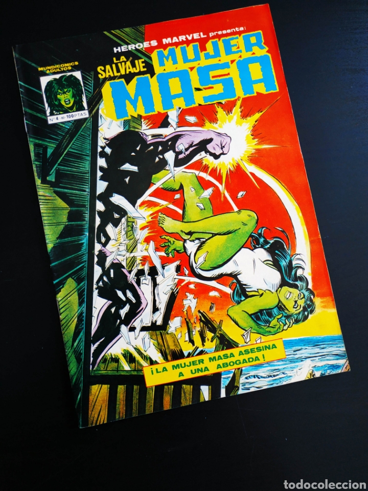 C&oacute;mics: EXCELENTE ESTADO HEROES MARVEL 4 VERTICE LA SALVAJE MUJER MASA - Foto 1