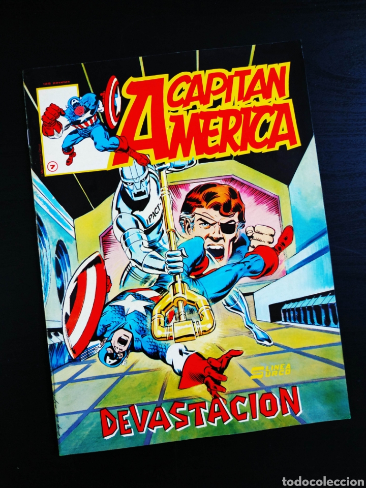C&oacute;mics: DE KIOSCO CAPITAN AMERICA 7 VERTICE LINEA SURCO - Foto 1