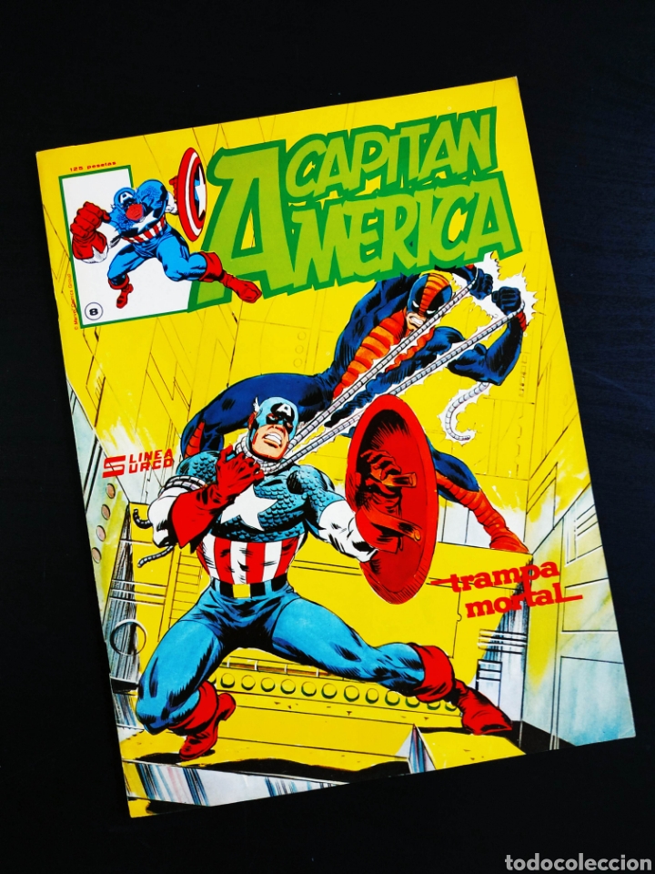 C&oacute;mics: EXCELENTE ESTADO CAPITAN AMERICA 8 VERTICE LINEA SURCO - Foto 1