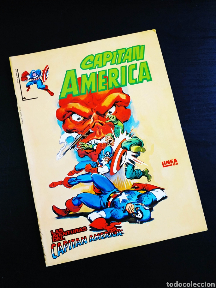 C&oacute;mics: EXCELENTE ESTADO CAPITAN AMERICA 4 VERTICE LINEA SURCO - Foto 1