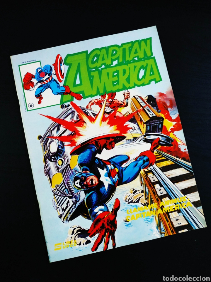 C&oacute;mics: DE KIOSCO CAPITAN AMERICA 6 VERTICE LINEA SURCO - Foto 1