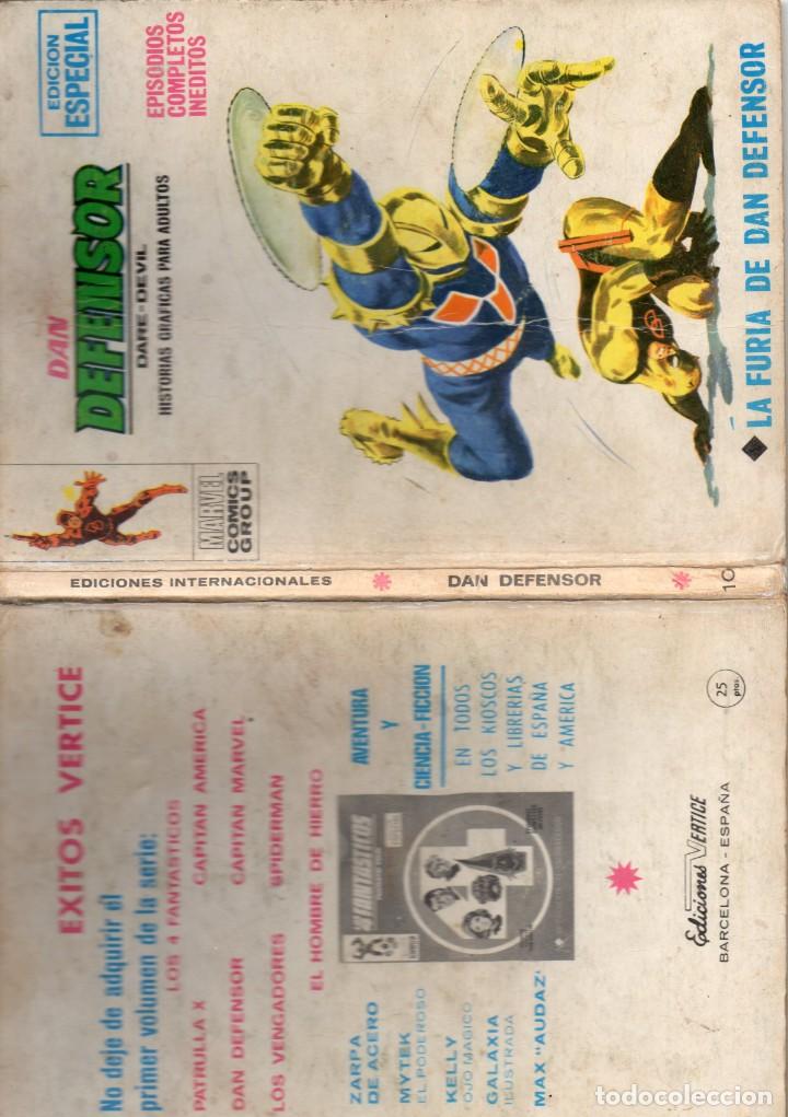C&oacute;mics: COMIC VERTICE 1970 DAN DEFENSOR VOL1 N&ordm; 10 (NORMAL ESTADO) - Foto 3