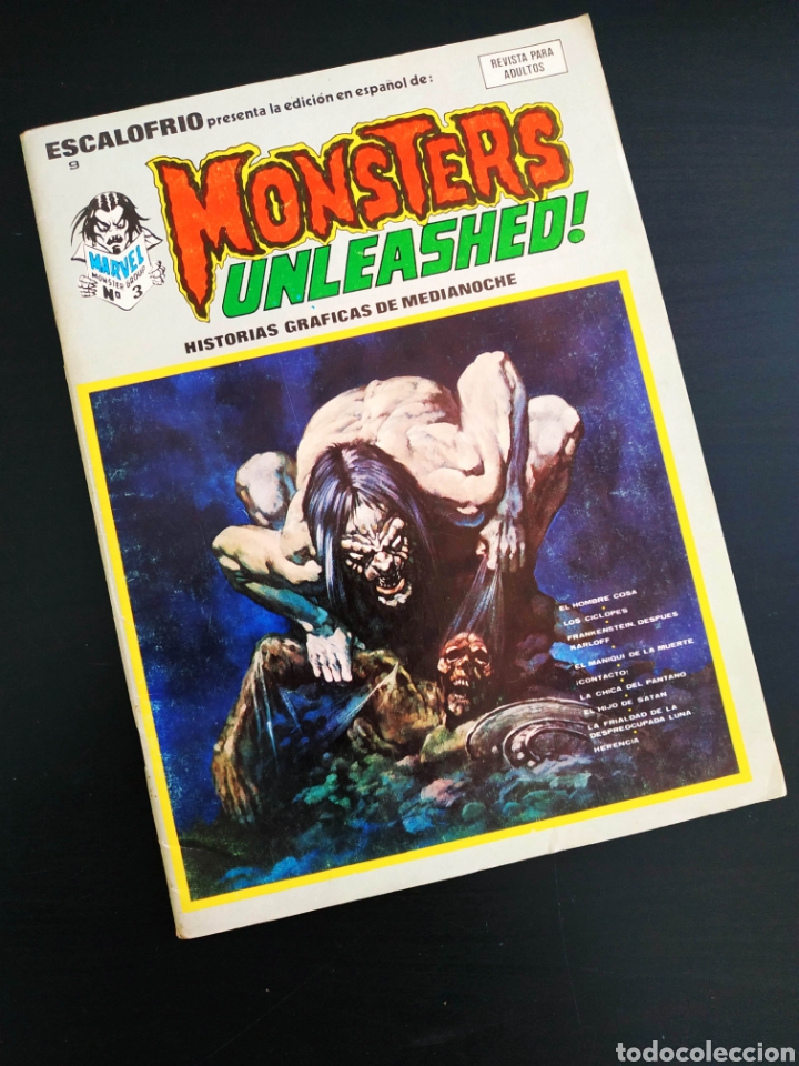 C&oacute;mics: CASI EXCELENTE ESTADO ESCALOFRIO 9 VERTICE MONSTERS - Foto 1