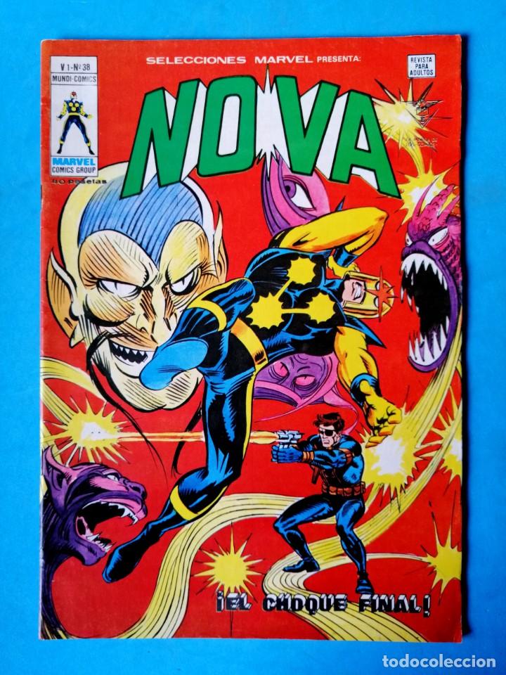 C&oacute;mics: NOVA VOL.1 N&ordm; 38 &iexcl; EL CHOQUE FINAL ! - V&Eacute;RTICE 1978 BUEN ESTADO - Foto 1