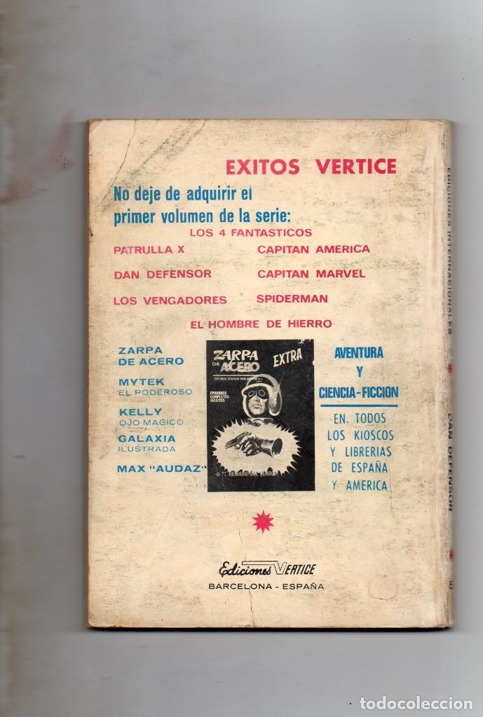 C&oacute;mics: COMIC VERTICE 1969 DAN DEFENSOR VOL1 N&ordm; 5 (NORMAL ESTADO) - Foto 2